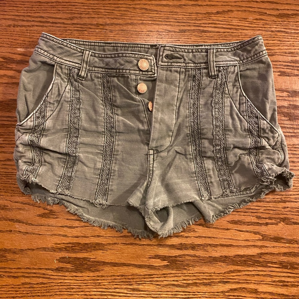 Free People Green Shorts